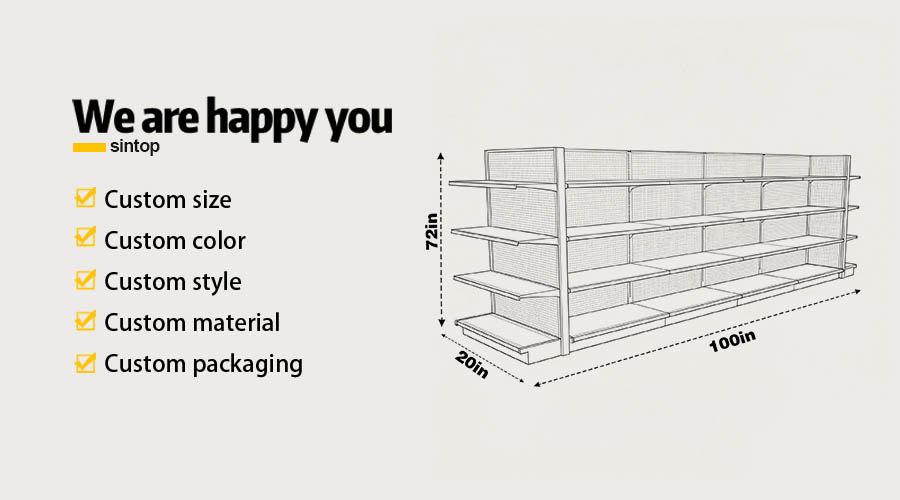 Grocery display rack