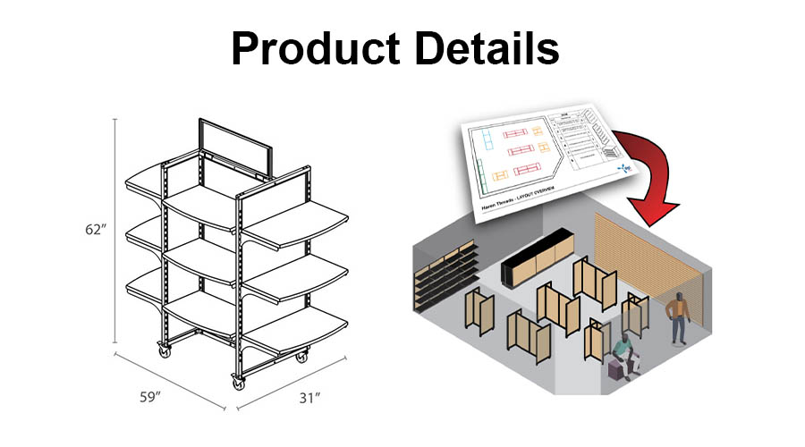 Mobile display rack