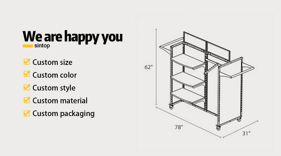 Retail clothing rack