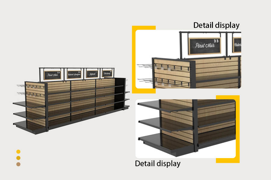 Wine display rack Wine display rack
