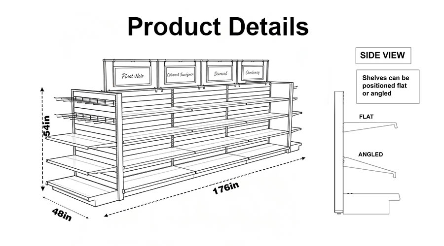 Wine display rack Wine display rack