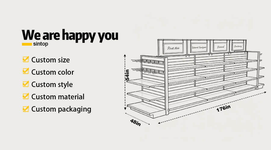Supermarket display shelves Supermarket display shelves