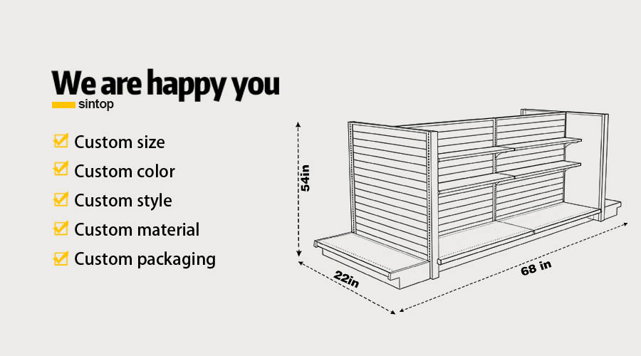 Retail gondola shelving Retail gondola shelving