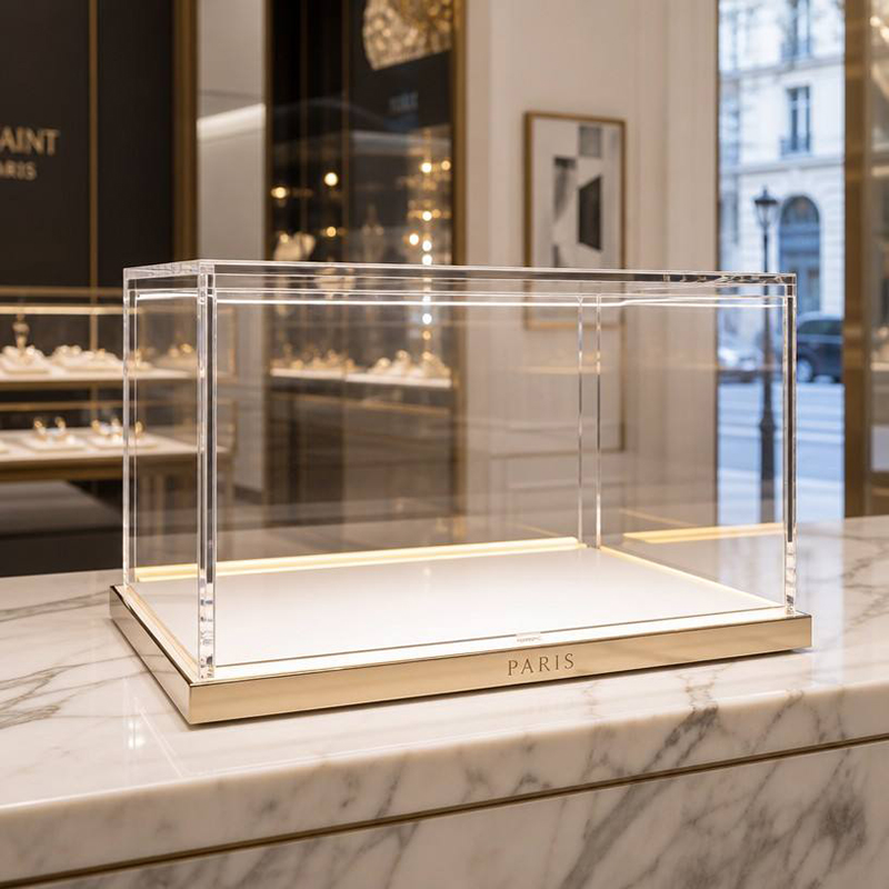 acrylic retail display case