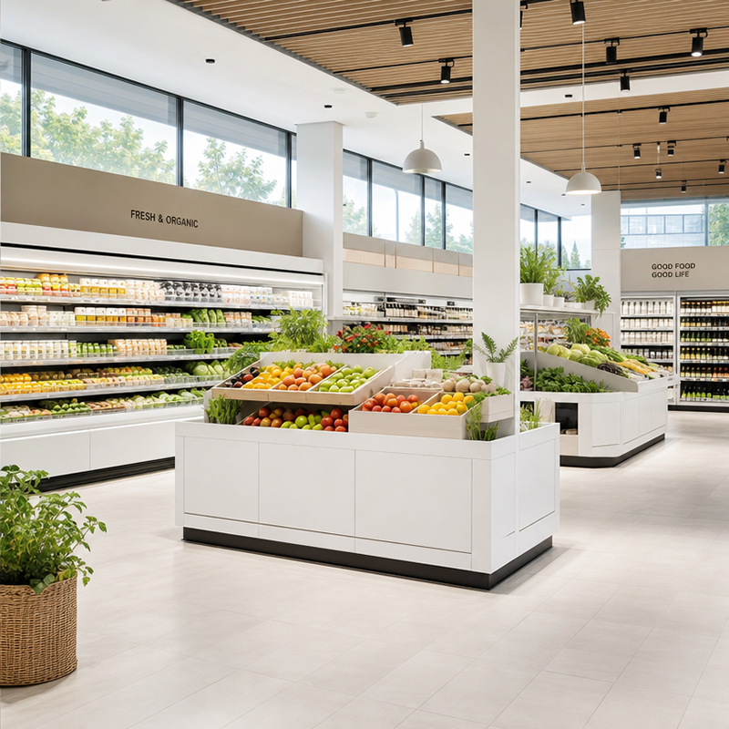 grocery store fixtures