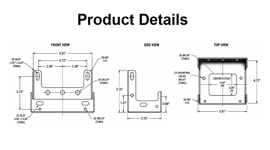 steel mounting bracket