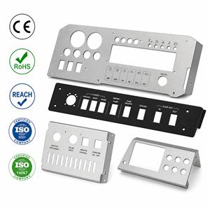 Custom Sheet Metal Control Panel Faceplate
