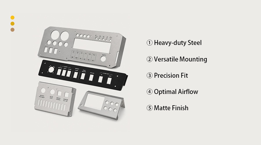 Precision cut metal panel Precision cut metal panel