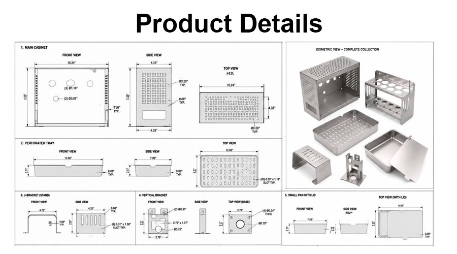 Custom stainless steel tray