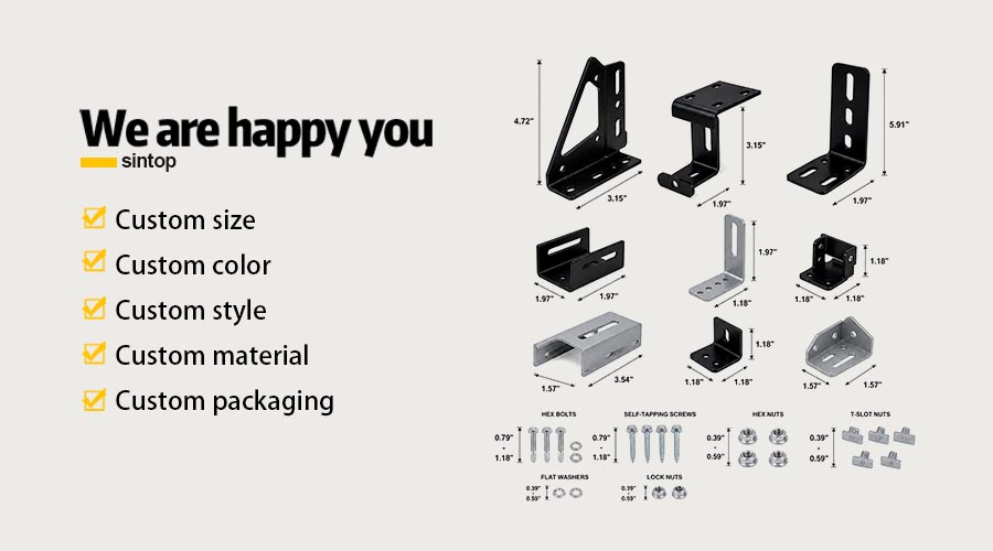 Industrial angle brackets Industrial angle brackets