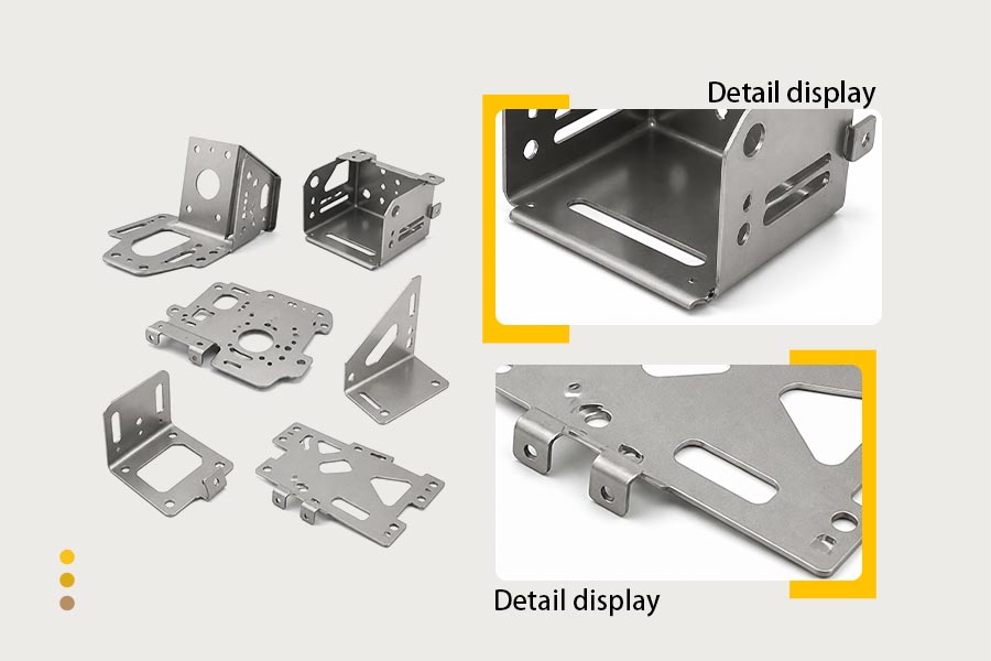 Custom stamped metal brackets Custom stamped metal brackets