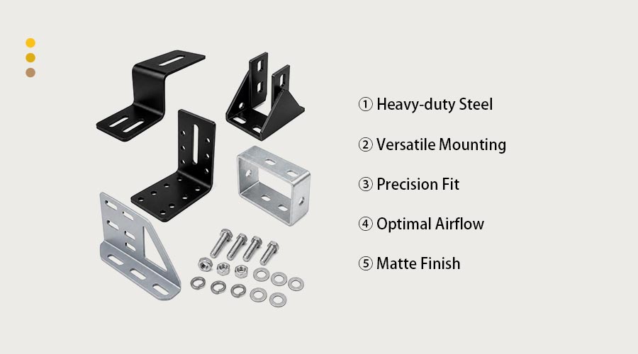 Sheet metal support brackets Sheet metal support brackets