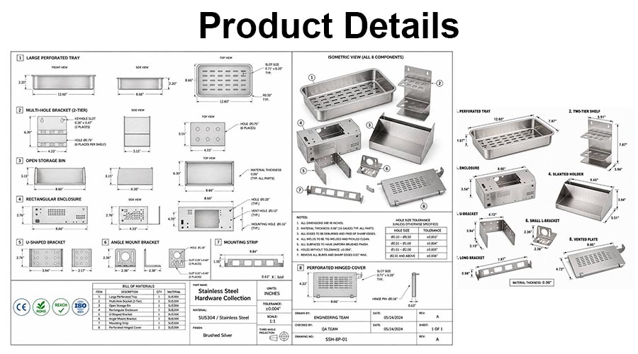 Custom sheet metal components Custom sheet metal components