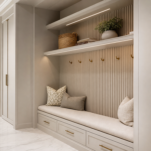 entryway storage benches