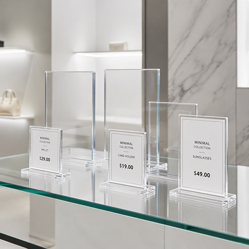 Custom shoe display stands for retail
