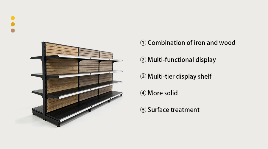freestanding store shelving