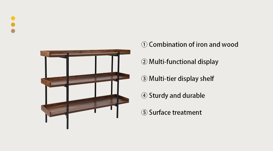wood and metal display rack wood and metal display rack