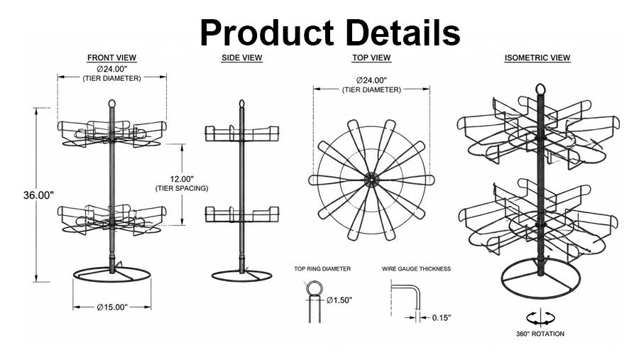 rotating counter display rack rotating counter display rack