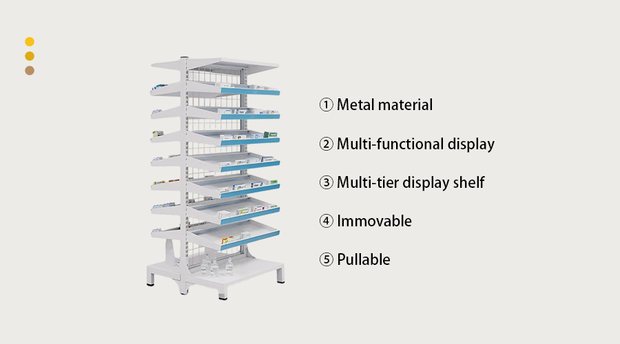 gravity feed drugstore shelving