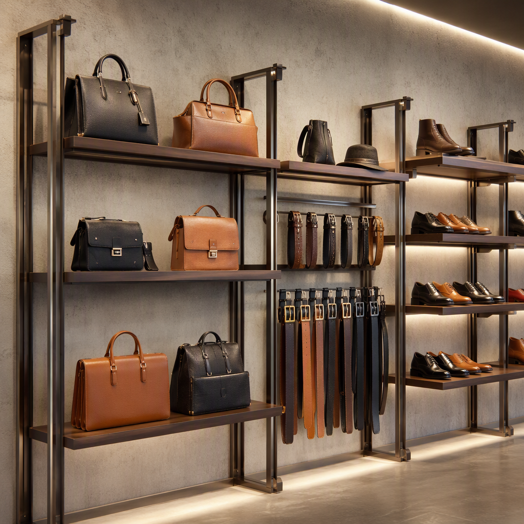 wall mounted retail shelving