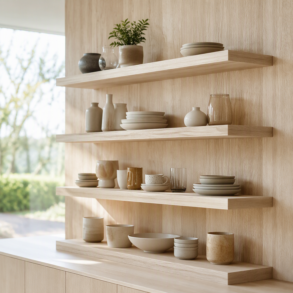 wall mounted retail shelving