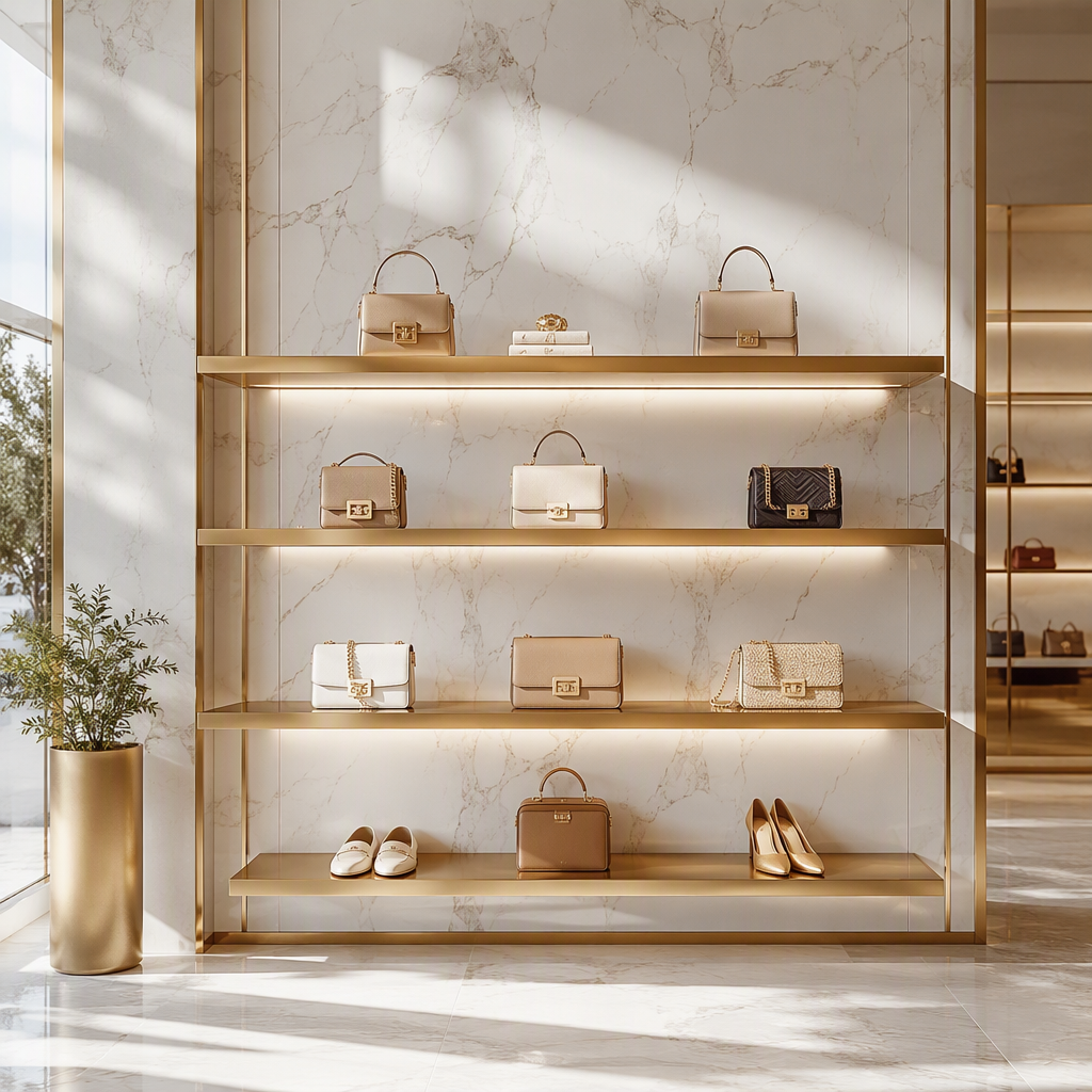 wall mounted retail shelving
