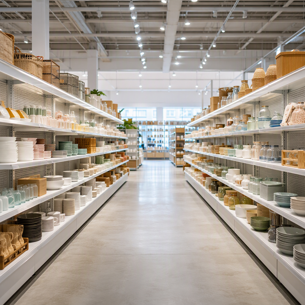 wood retail shelving