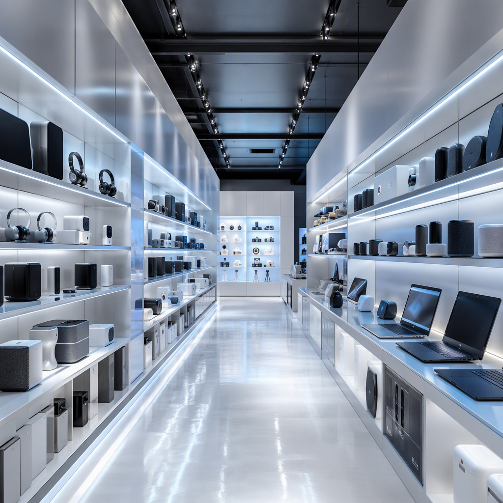 store shelving layout