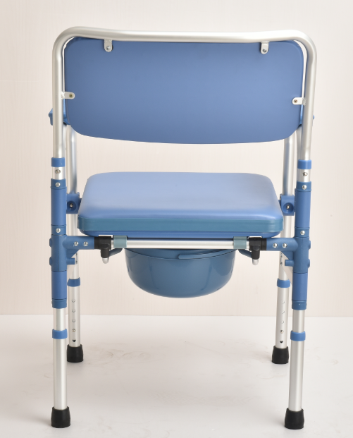 Supply Aluminum Folding Commode Toilet Chair Wholesale Factory Foshan Shenghai Medical