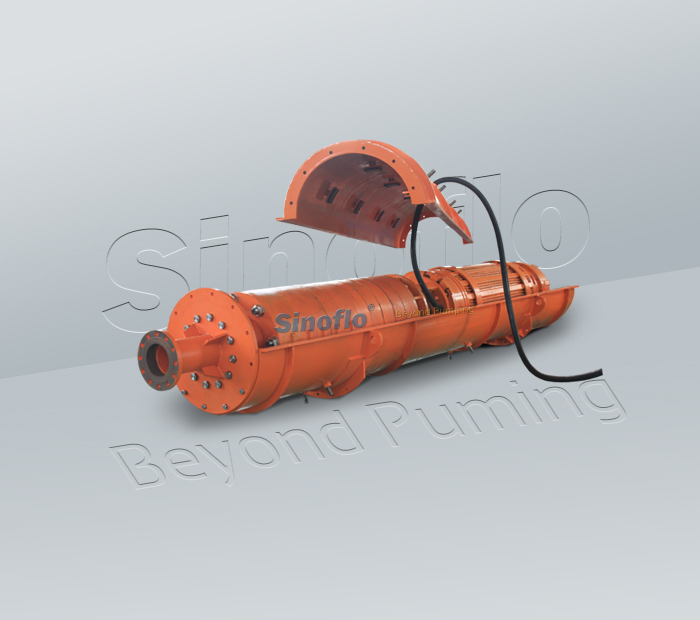 Pompe submersible minière à usage intensif