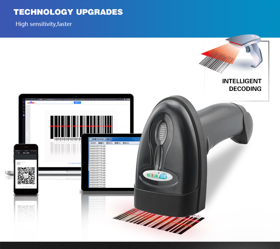 Wired Barcode Scanner