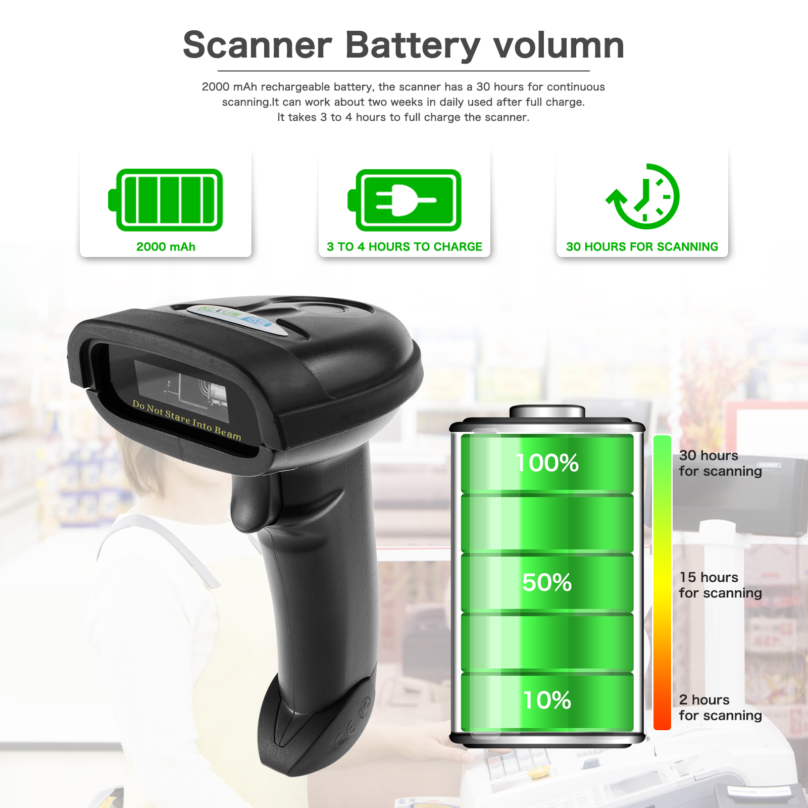 Bluetooth Handheld Barcode Scanner