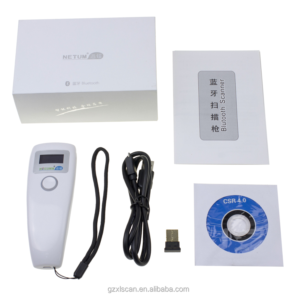 NETUM NT-Z2S Potable Bluetooth Wireless Barcode Scanner