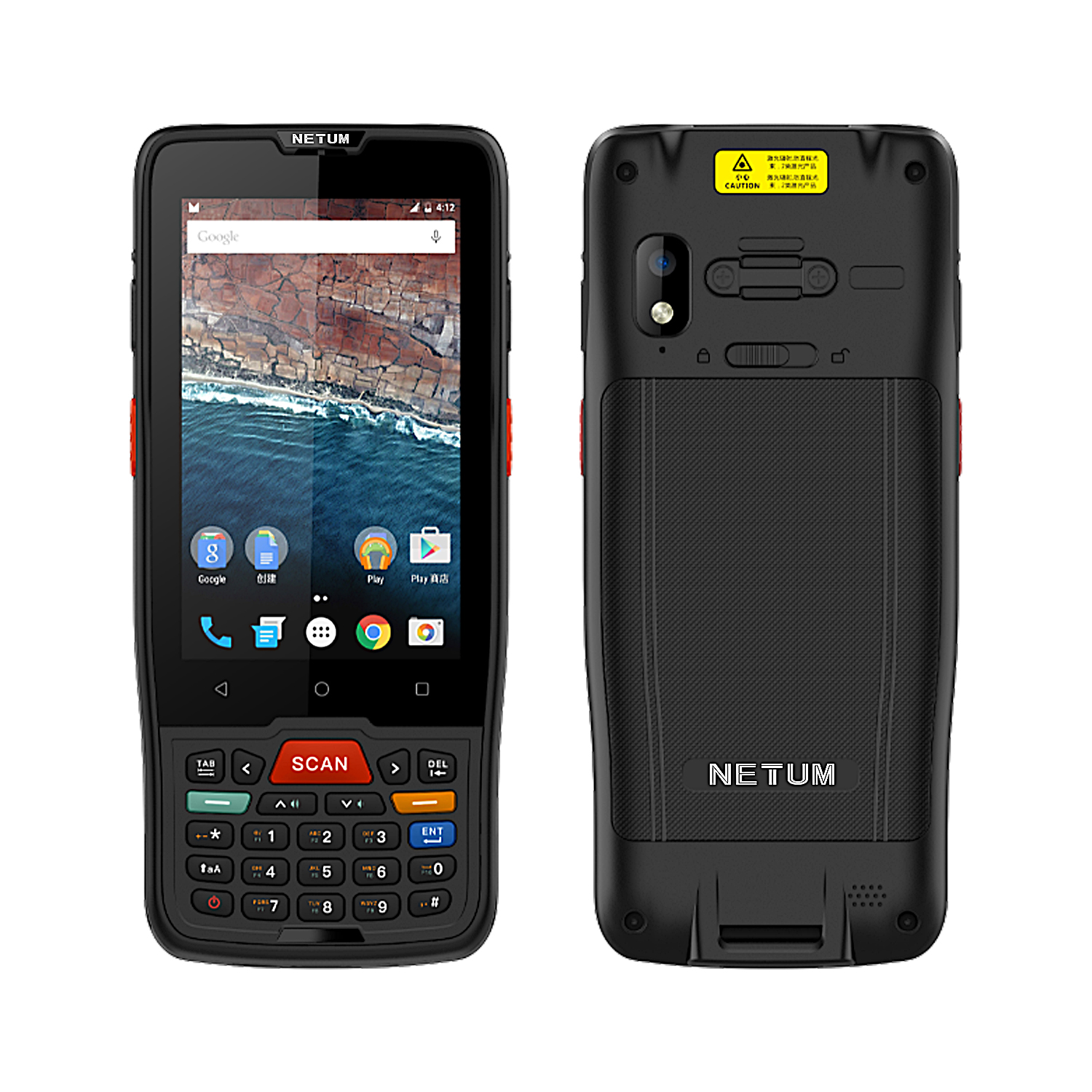 NETUM PDA-D7100, NT-M71 PDA Android-Terminal 2D-Barcode-Scanner Touchscreen-Android-Terminalgerät mit WIFI 4G GPS