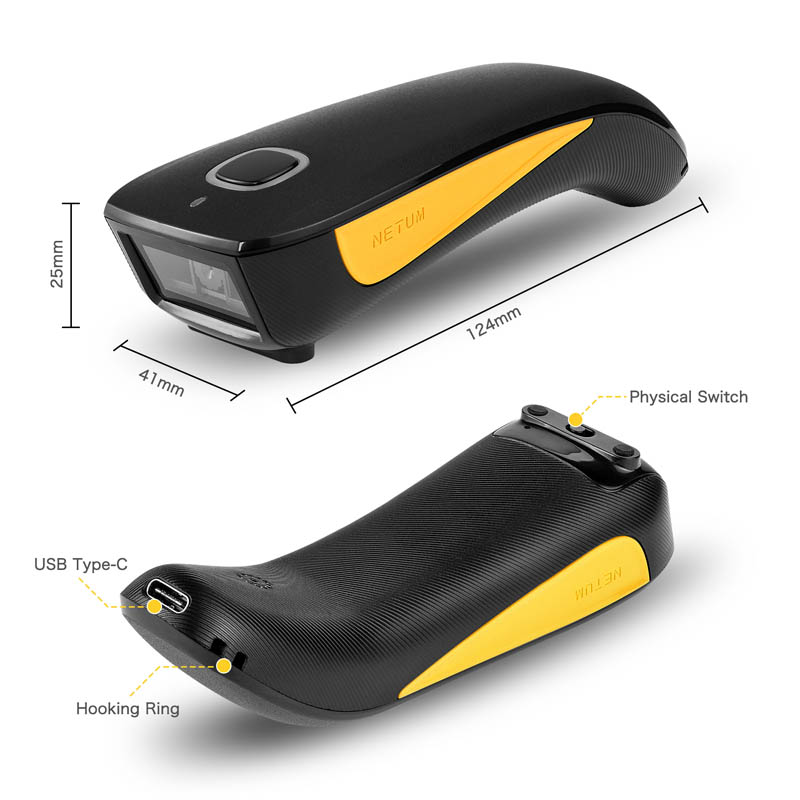 NETUM NT-C750 2D Barcode Scanner Support Screen Scanning