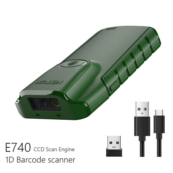 NETUM E740 Escáner de inventario portátil 1D Escáner Android Lector de código Escaneo