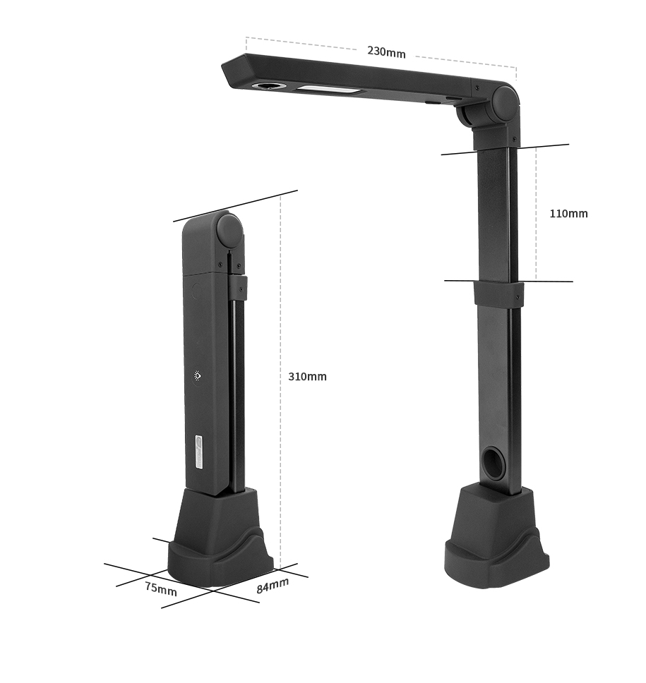 NETUM SD-2000 10 Million Pixel High Resolution A3 A4 CMOS Folding Camera Scanner Document Scanner With Camera And Video Recorder