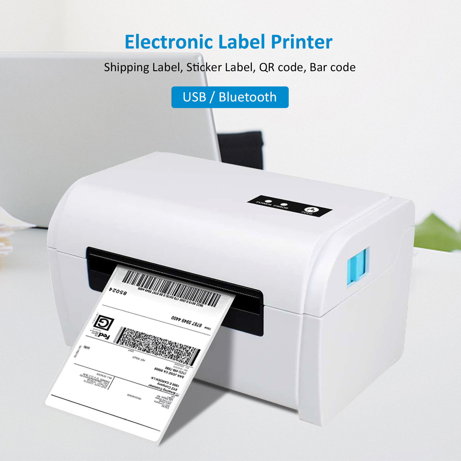 NETUM Waybill Label Printer 4 inch Thermal Barcode Label Printer Fast Printing