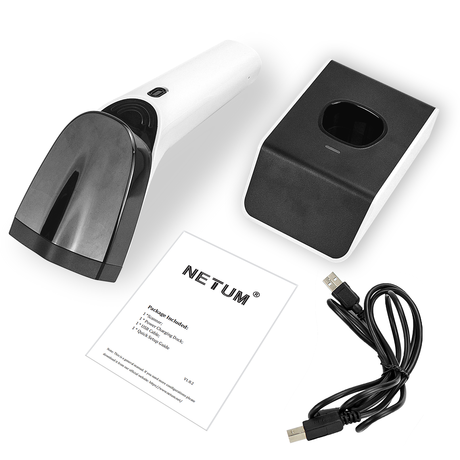 NETUM DS2800 Wifi Blutooth Wireless QR Code Scanner