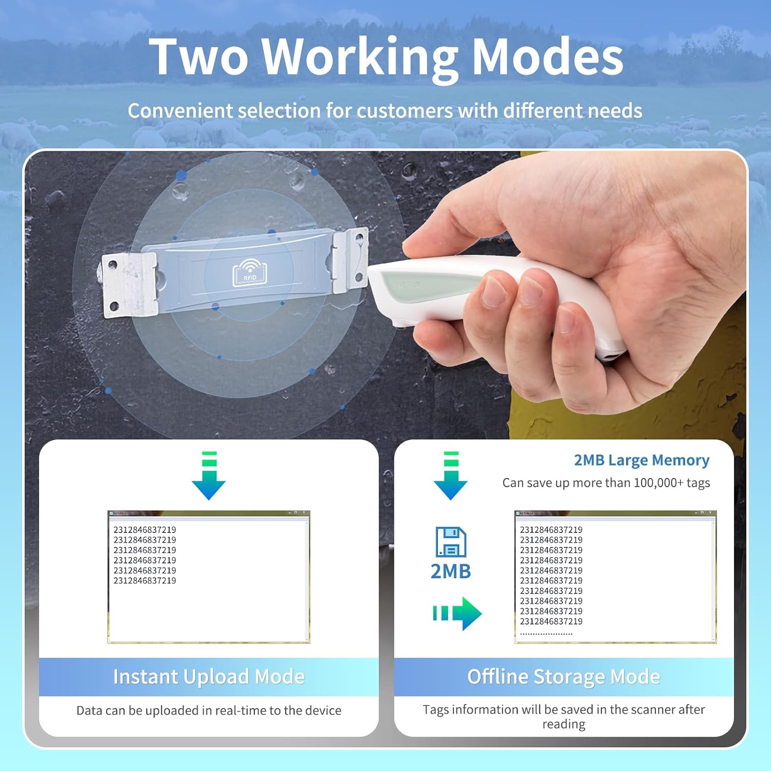 Microchip Animal Tag Reader