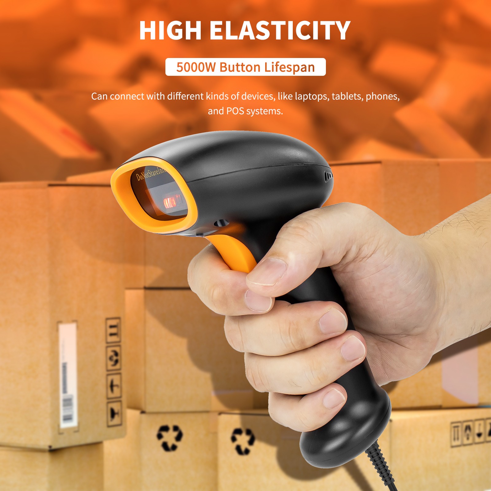 Portable Handheld Barcode Scanner