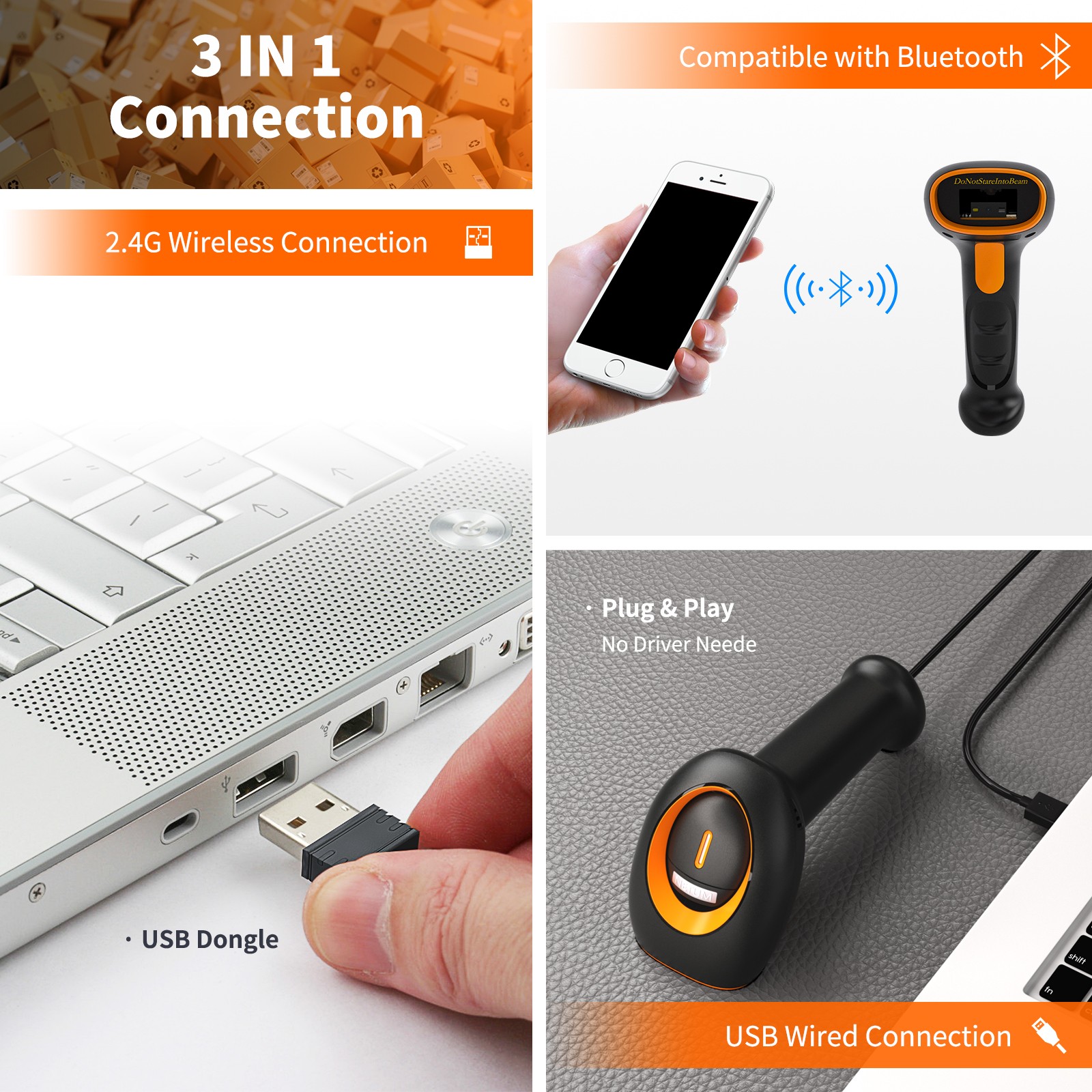 1D 2D Barcode Scanner