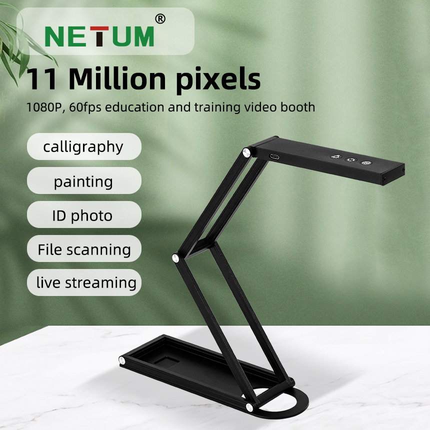 SD-1300 A3 A4 Mini Portable Document Camera Book Scanner With Video