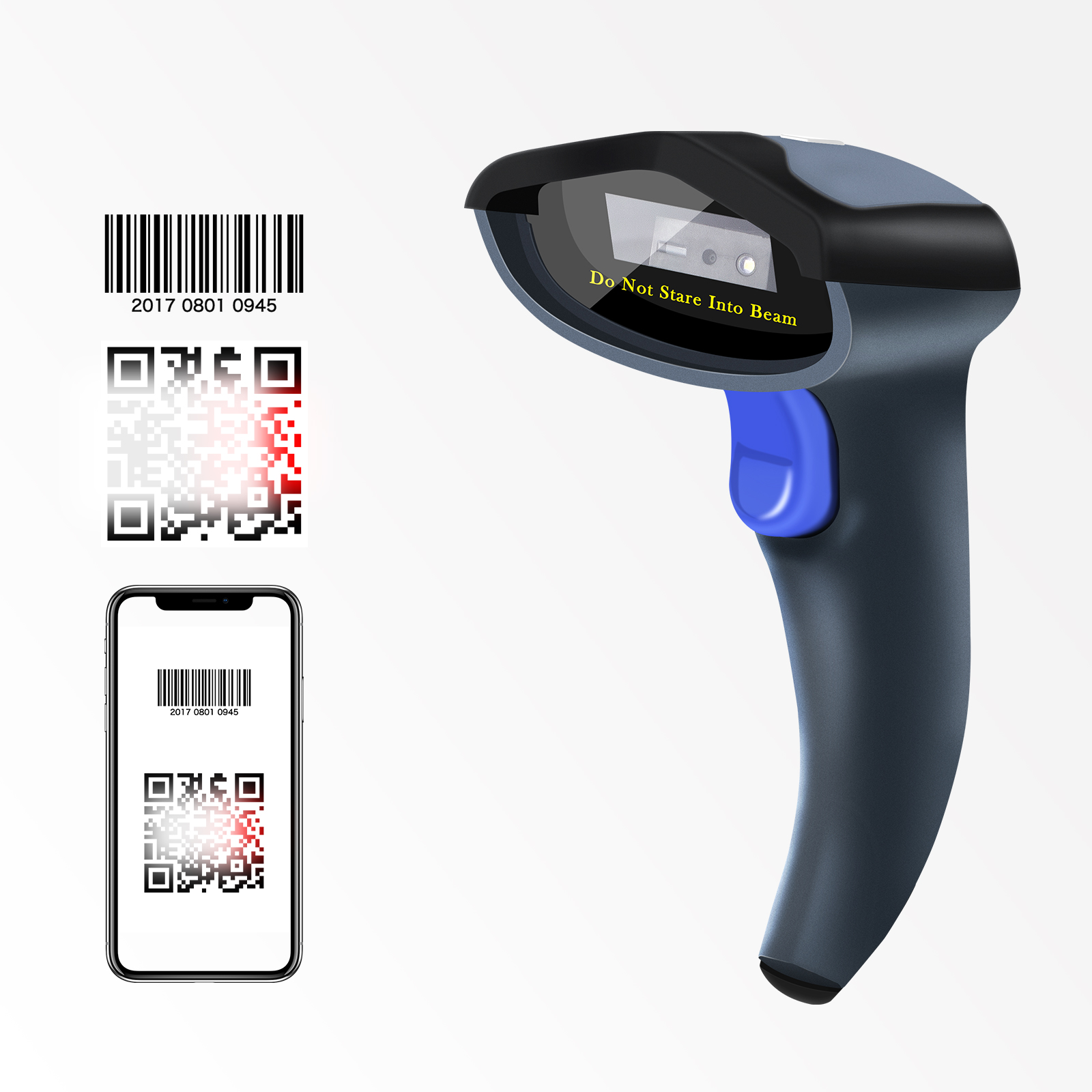 Supply NETUM W8 Wireless Wi-Fi 2D Barcode Scanner Connect with TCP UDP ...