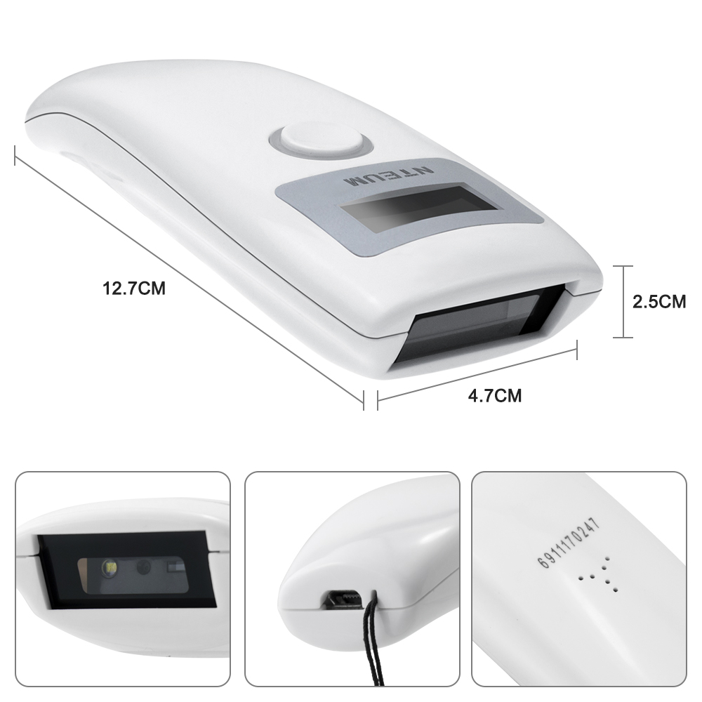 NETUM Z2S WIFI 2D 2.4G Hz Barcode Scanner Support Screen Scanning