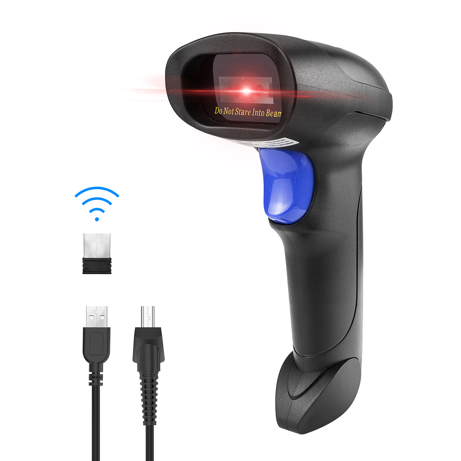 NETUM NT-L6 Wireless 1D CCD & Handheld Wired Bar Code Scanner Reader