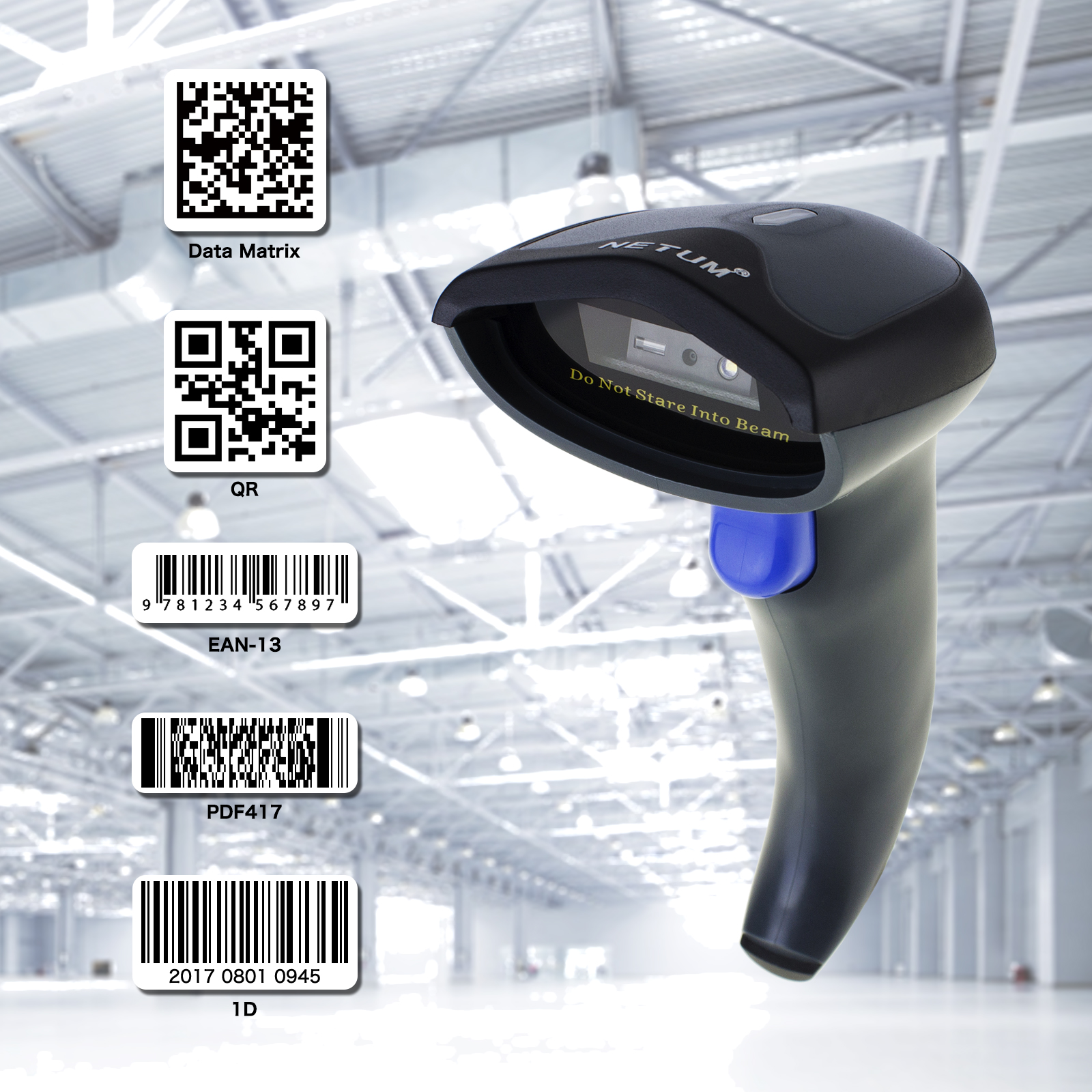 What is the resolution of a barcode scanner?