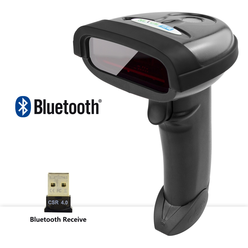 What is the maximum transmission distance of a Bluetooth barcode scanner?