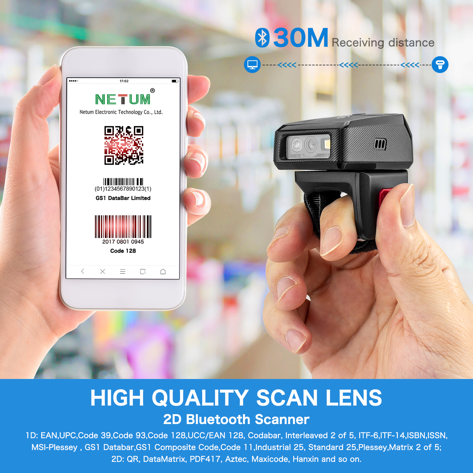 Bluetooth barcode scanner