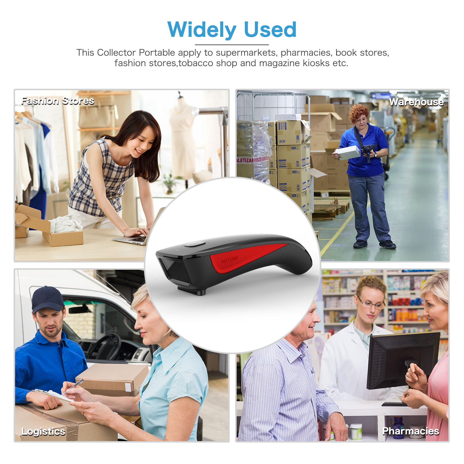 C990 2D Wireless Barcode Scanner